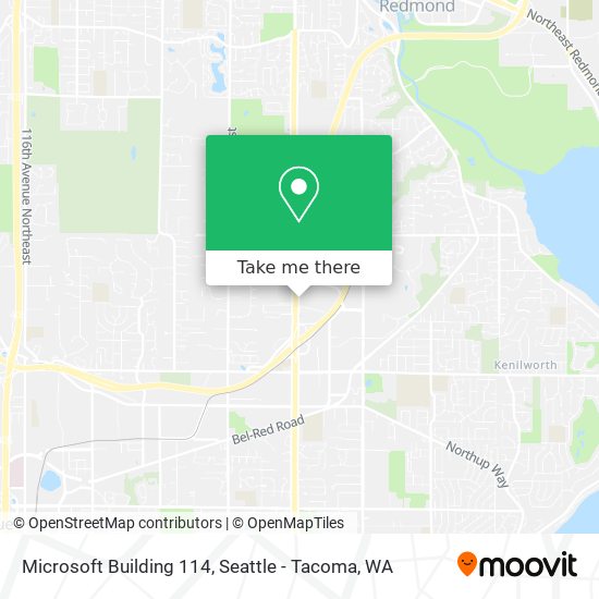 Microsoft Building 114 map