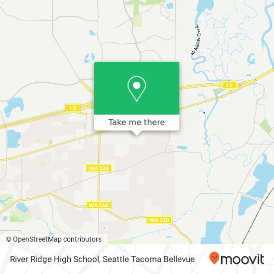 Mapa de River Ridge High School