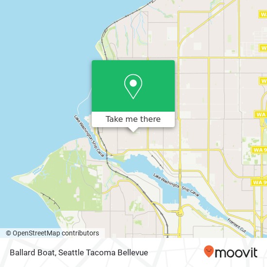 Ballard Boat map