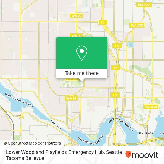 Lower Woodland Playfields Emergency Hub map