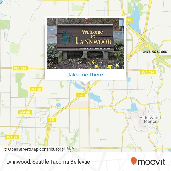 Lynnwood map