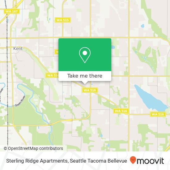 Mapa de Sterling Ridge Apartments
