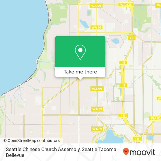 Seattle Chinese Church Assembly map