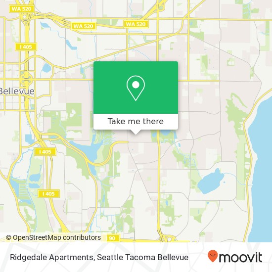 Ridgedale Apartments map