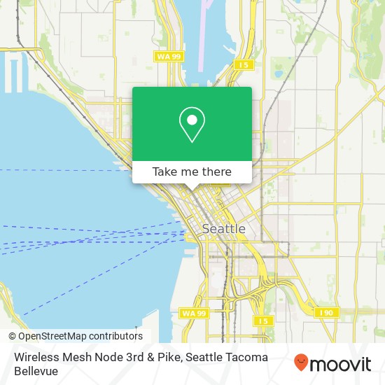 Mapa de Wireless Mesh Node 3rd & Pike