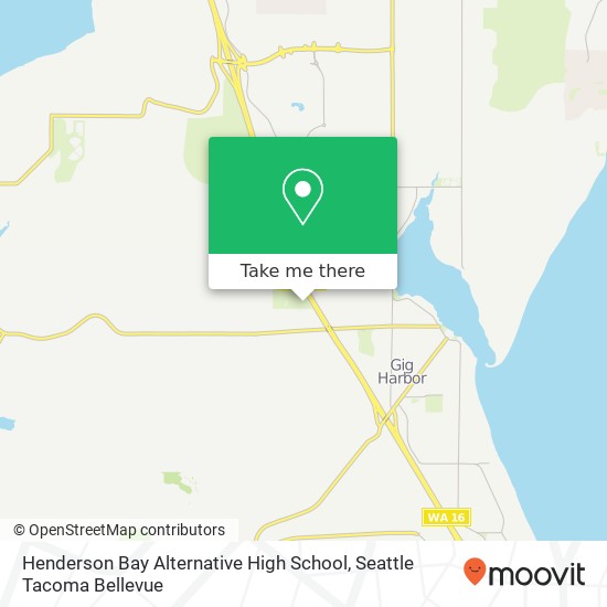 Mapa de Henderson Bay Alternative High School