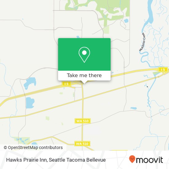 Mapa de Hawks Prairie Inn