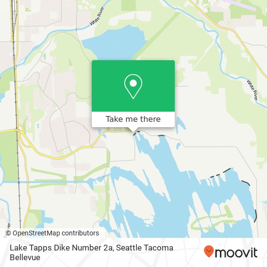 Mapa de Lake Tapps Dike Number 2a