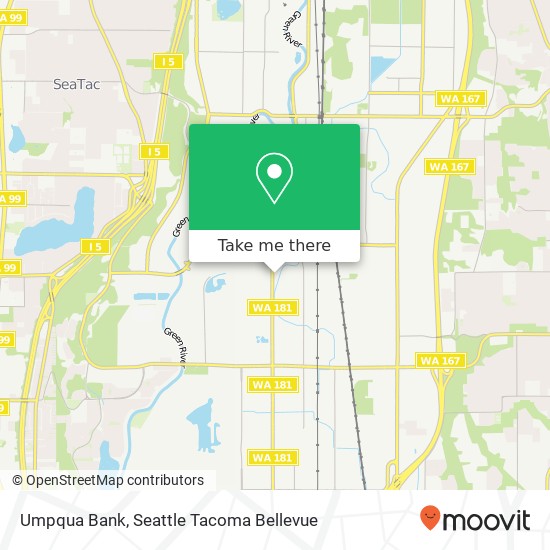 Umpqua Bank map