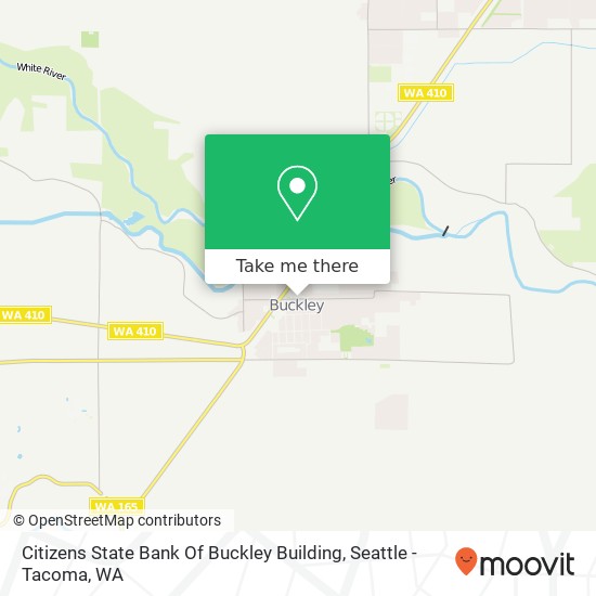 Citizens State Bank Of Buckley Building map