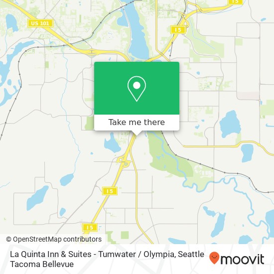Mapa de La Quinta Inn & Suites - Tumwater / Olympia