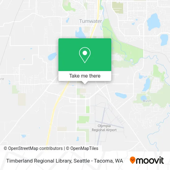 Timberland Regional Library map