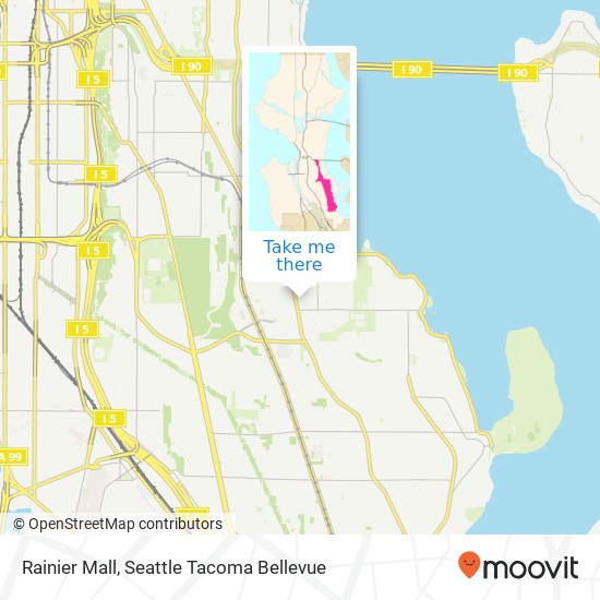 Mapa de Rainier Mall