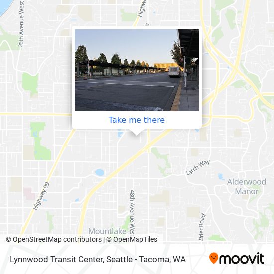 Mapa de Lynnwood Transit Center