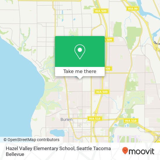 Hazel Valley Elementary School map