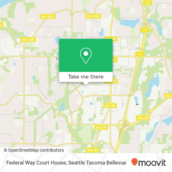 Federal Way Court House map