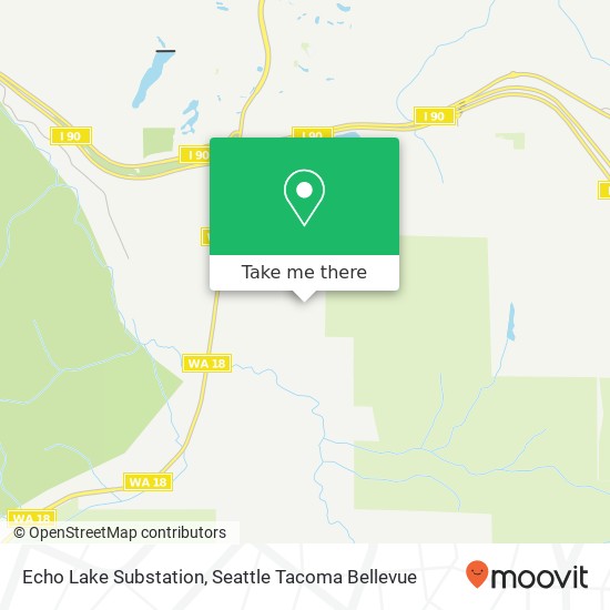 Echo Lake Substation map