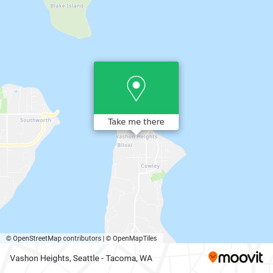 Vashon Heights map