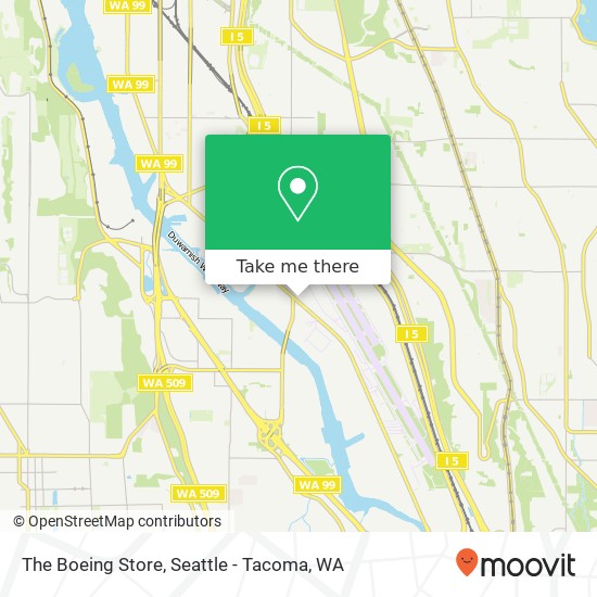 The Boeing Store map