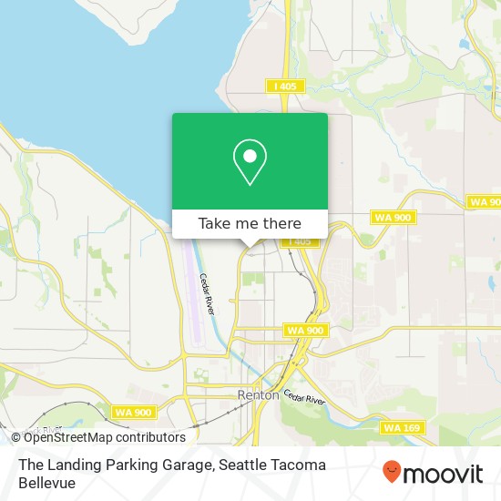 Mapa de The Landing Parking Garage