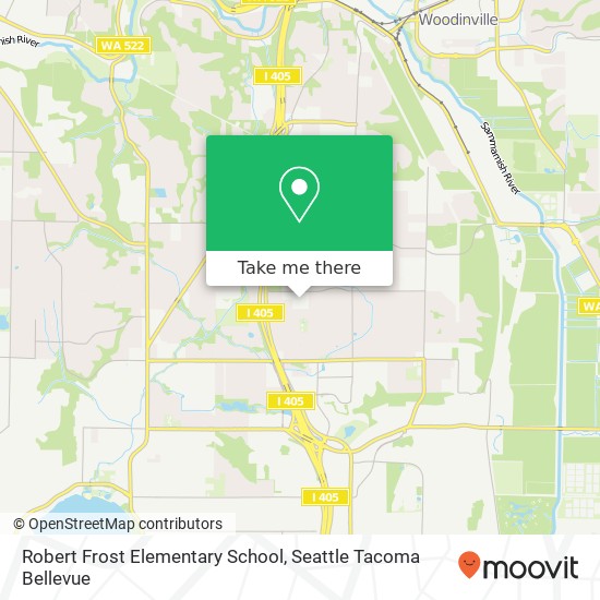 Robert Frost Elementary School map