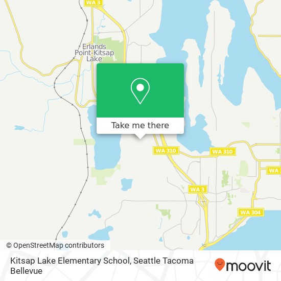Mapa de Kitsap Lake Elementary School