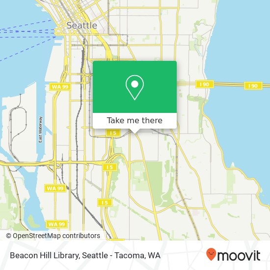 Beacon Hill Library map