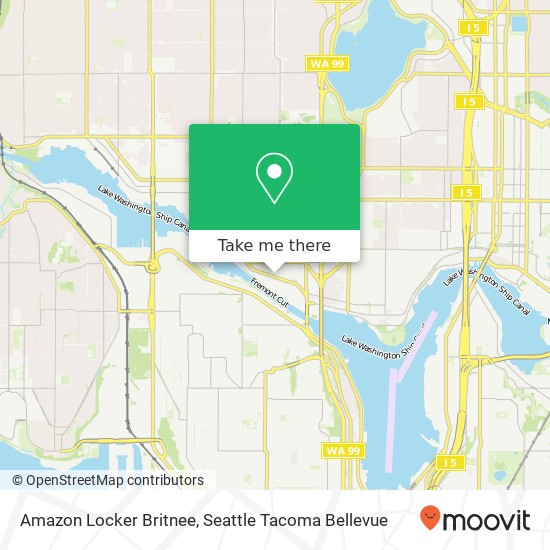 Amazon Locker Britnee map