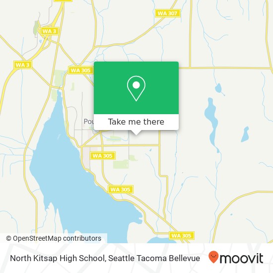 North Kitsap High School map