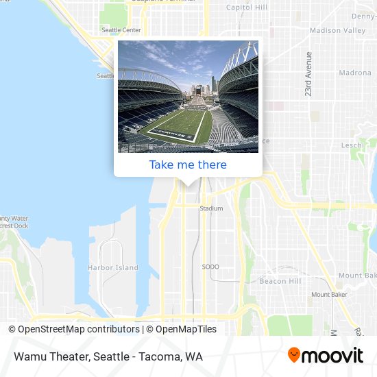 Mapa de Wamu Theater