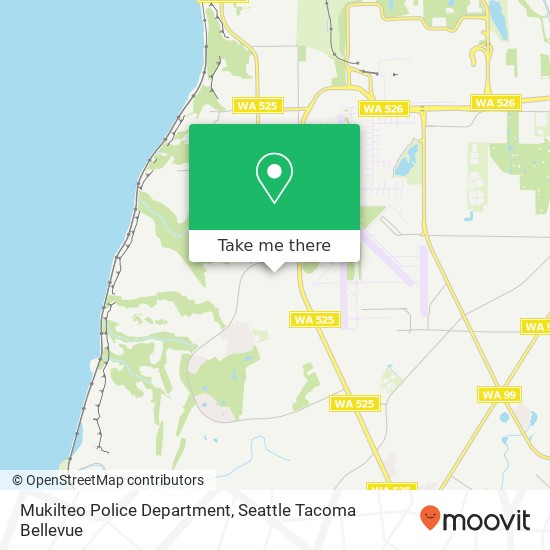 Mapa de Mukilteo Police Department