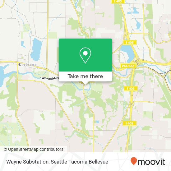 Wayne Substation map