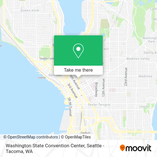 Washington State Convention Center map