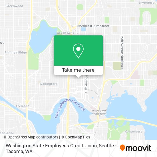 Mapa de Washington State Employees Credit Union