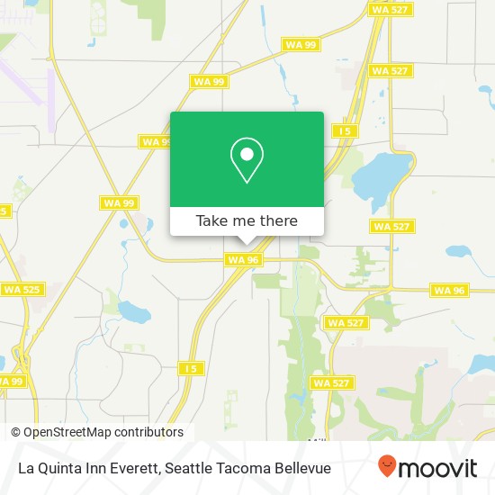 Mapa de La Quinta Inn Everett