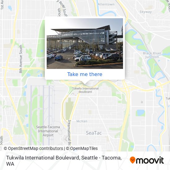 Tukwila International Boulevard map