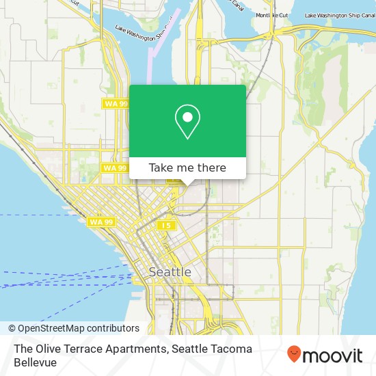 The Olive Terrace Apartments map