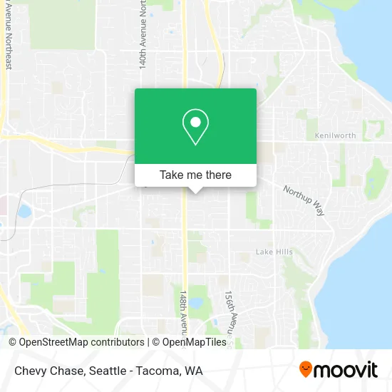 Mapa de Chevy Chase