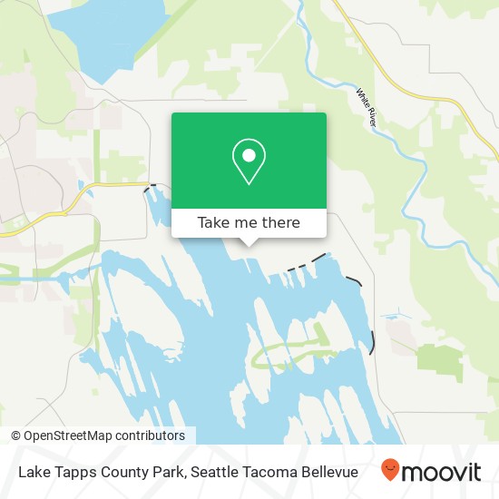 Mapa de Lake Tapps County Park