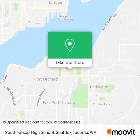 South Kitsap High School map