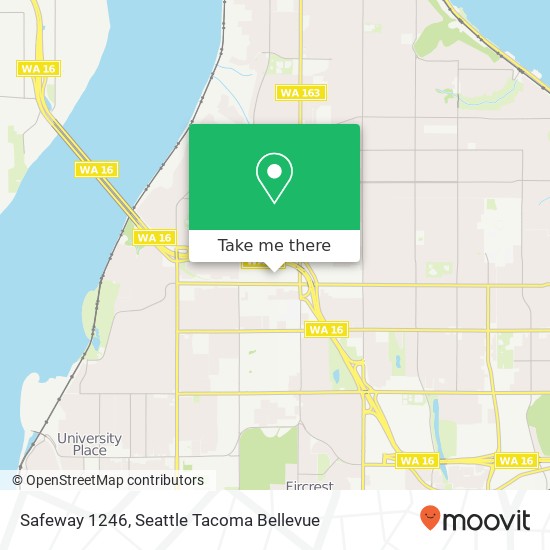 Safeway 1246 map