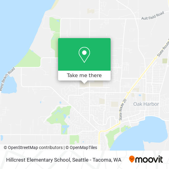 Mapa de Hillcrest Elementary School