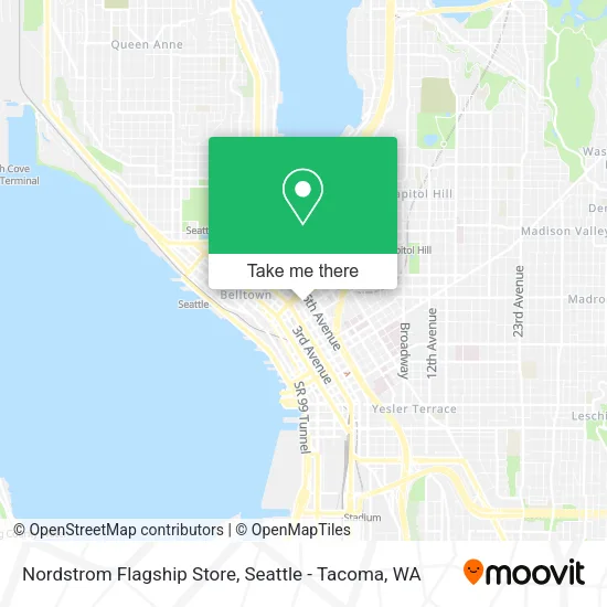 Nordstrom Flagship Store map