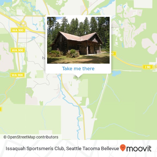 Issaquah Sportsmen's Club map