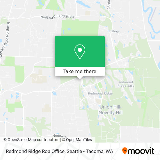 Redmond Ridge Roa Office map