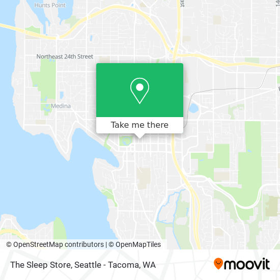 The Sleep Store map