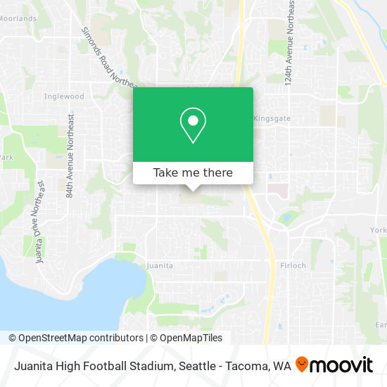Mapa de Juanita High Football Stadium
