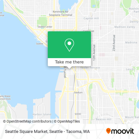 Seattle Square Market map