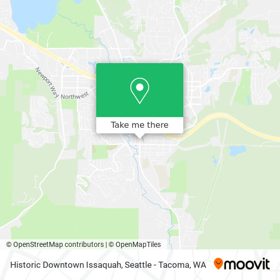Historic Downtown Issaquah map