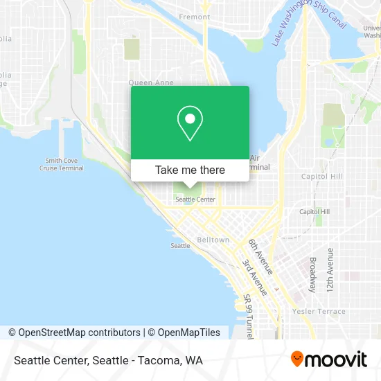 Seattle Center map
